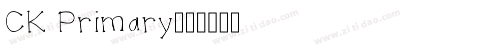 CK Primary字体转换
